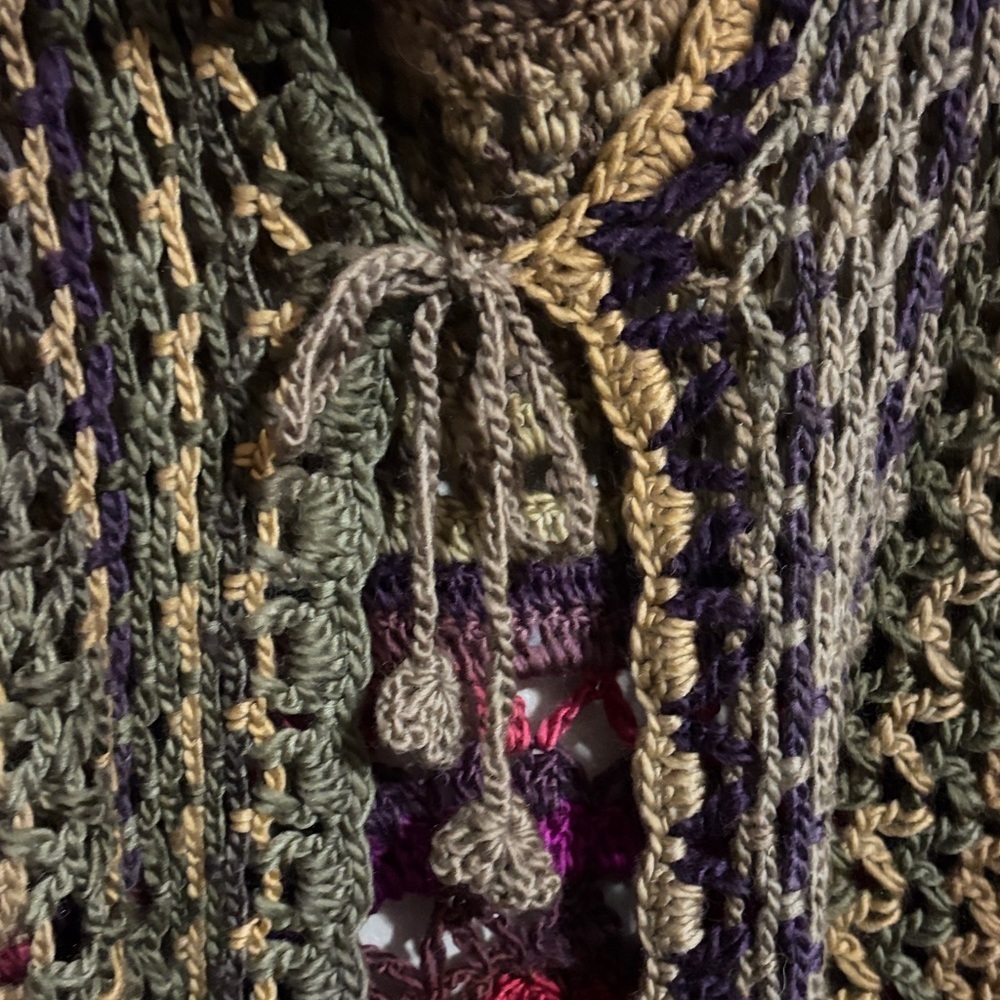 NWT Jaded Gypsy Sweet Thing Crochet Vest One Size - Picture 8 of 8